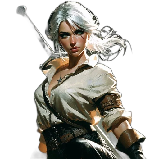 staff, weapon, sword, fantasy art transparent PNG cut-out