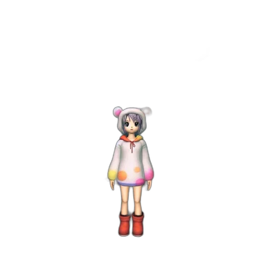 dress, creature, animal, staff transparent PNG cut-out