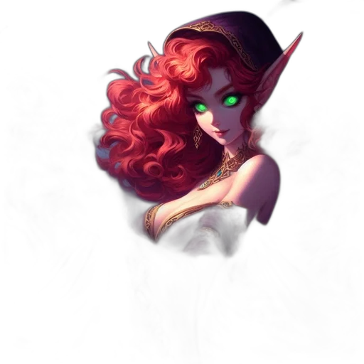hat, crown, staff, dress transparent PNG cut-out