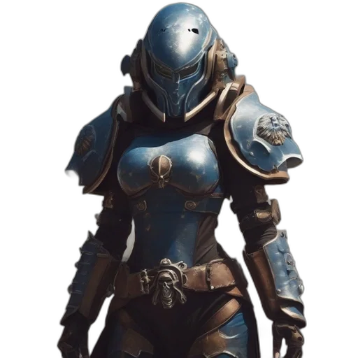 robot, mask, weapon, dress transparent PNG cut-out