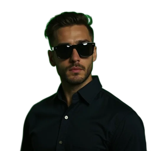 staff, jacket, face, animal transparent PNG cut-out