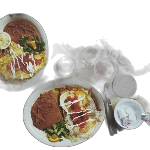 food, table, filled, various transparent PNG cut-out