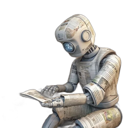 robot, concept art, cyberpunk, comic book art transparent PNG cut-out