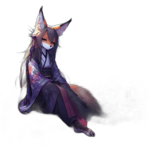 mask, creature, dress, staff transparent PNG cut-out