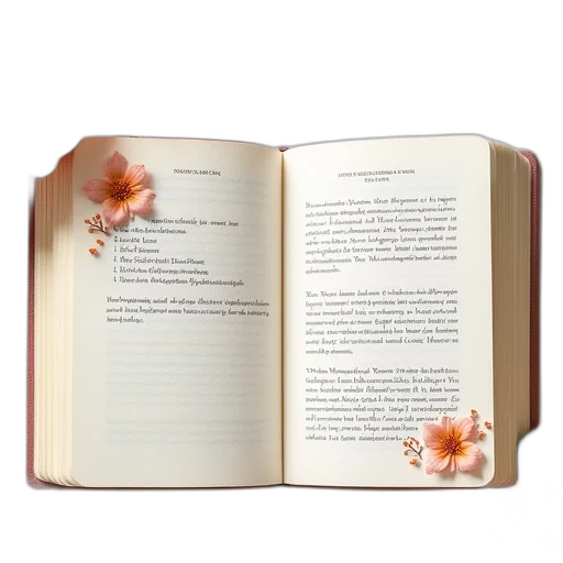 flower, life, bloom, journal transparent PNG cut-out
