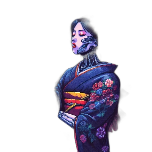 jacket, robot, dress, face transparent PNG cut-out