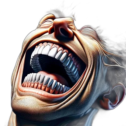 face, mask, creature, hair transparent PNG cut-out