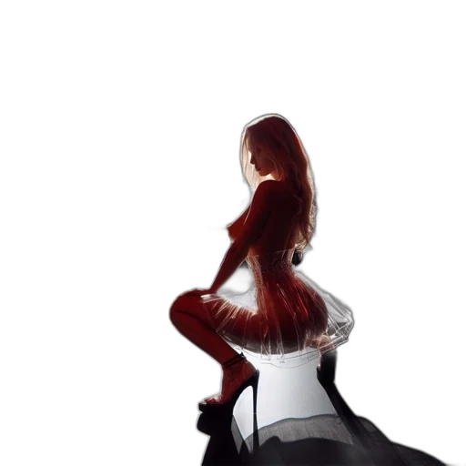 dress, hair, robot, crown transparent PNG cut-out