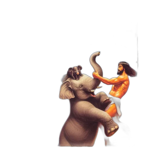 animal, concept art, fantasy art, 3d render transparent PNG cut-out
