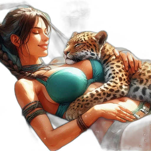 fantasy art, concept art, comic book art, photorealistic transparent PNG cut-out