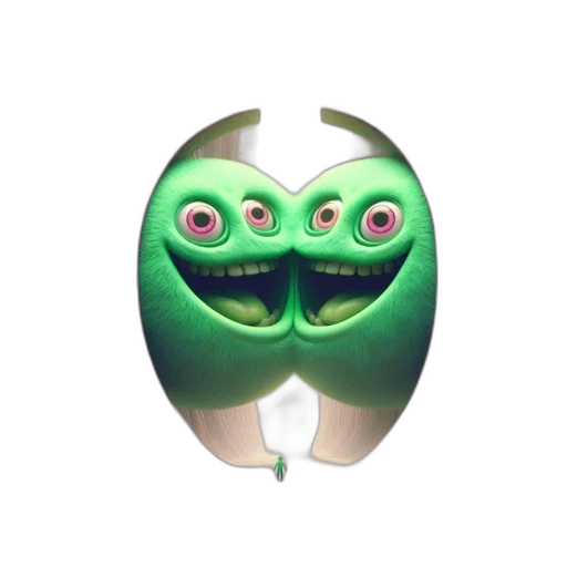 mask, face, creature, staff transparent PNG cut-out