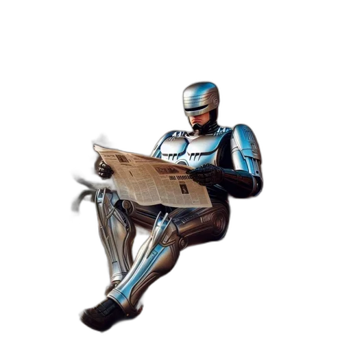 robot, weapon, furniture, creature transparent PNG cut-out