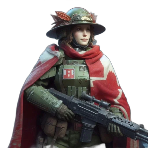 staff, weapon, jacket, concept art transparent PNG cut-out