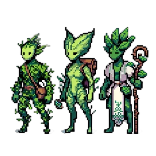 staff, dragon, pixel art, concept art transparent PNG cut-out
