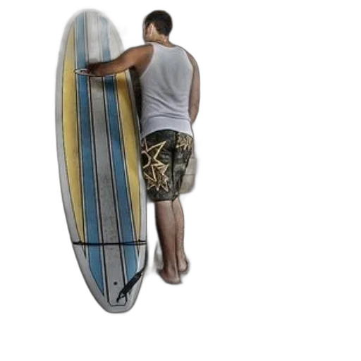3d render, photorealistic, beach, man transparent PNG cut-out