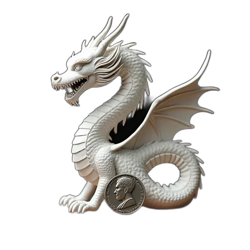 dragon, staff, jewelry, fantasy art transparent PNG cut-out