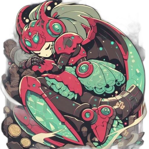 mask, crown, robot, jewelry transparent PNG cut-out