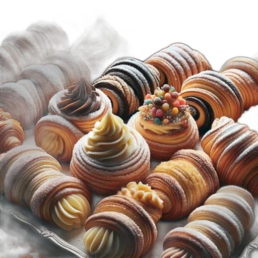 food, photorealistic, 3d render, intricately transparent PNG cut-out