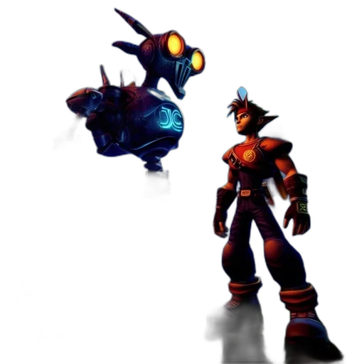 robot, dragon, weapon, creature transparent PNG cut-out