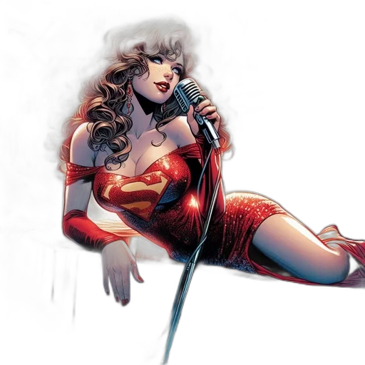 comic book art, concept art, fantasy art, photorealistic transparent PNG cut-out