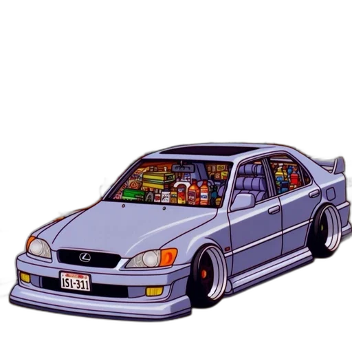 car, weapon, concept art, pixel art transparent PNG cut-out