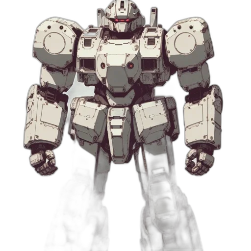 robot, weapon, concept art, 3d render transparent PNG cut-out