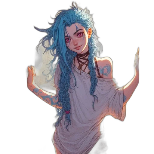 dress, creature, staff, dragon transparent PNG cut-out