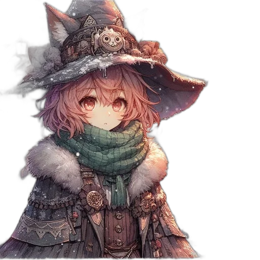 hat, staff, mask, face transparent PNG cut-out
