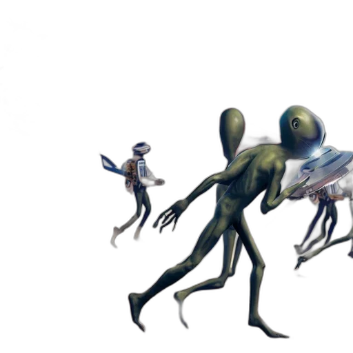 creature, robot, staff, concept art transparent PNG cut-out