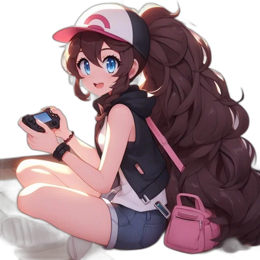 hat, staff, weapon, creature transparent PNG cut-out