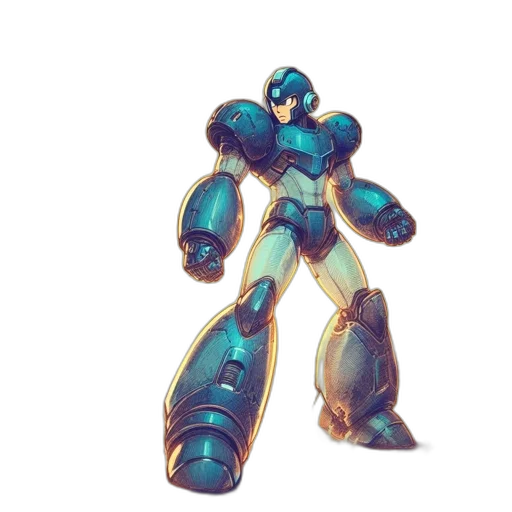 robot, weapon, concept art, watercolor transparent PNG cut-out