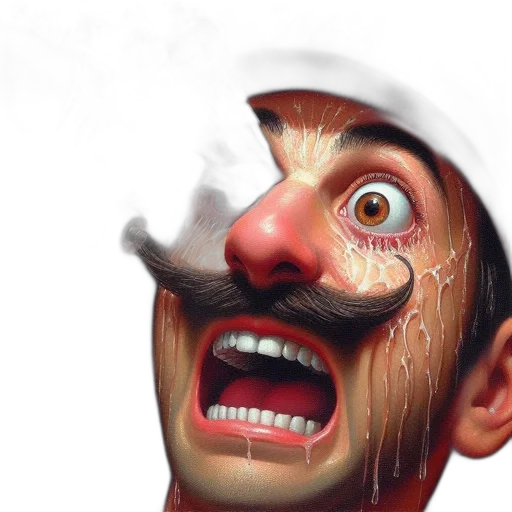 face, mask, creature, hat transparent PNG cut-out