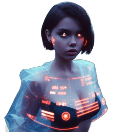 robot, dress, face, mask transparent PNG cut-out