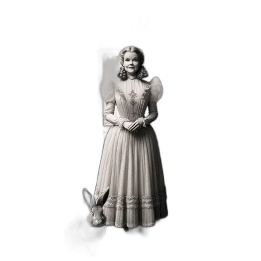dress, jewelry, animal, staff transparent PNG cut-out