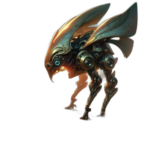 creature, robot, dragon, animal transparent PNG cut-out
