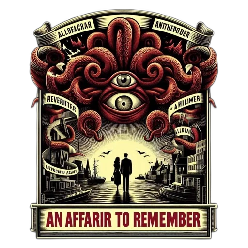 concept art, octopus, multiple, eyes transparent PNG cut-out