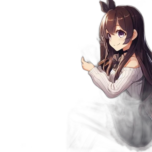 dress, staff, creature, weapon transparent PNG cut-out