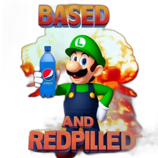 bottle, food, weapon, 3d render transparent PNG cut-out