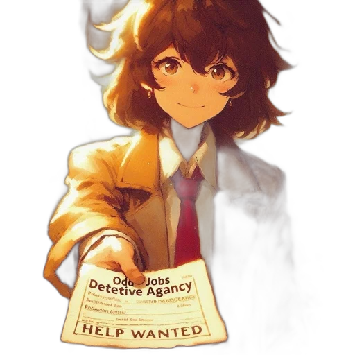 staff, weapon, jacket, anime transparent PNG cut-out