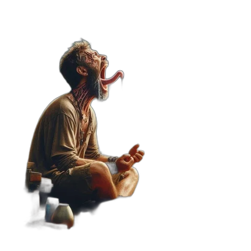 bottle, staff, food, face transparent PNG cut-out