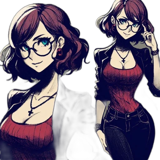 dress, concept art, comic book art, cartoon transparent PNG cut-out