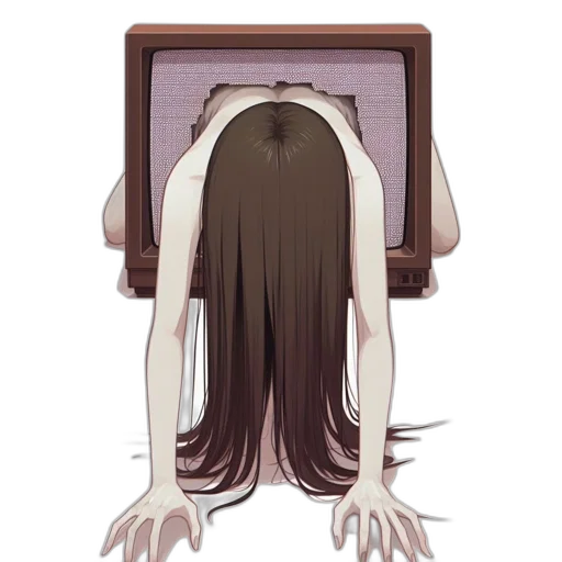 hair, mask, creature, face transparent PNG cut-out