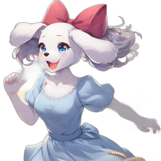 staff, dress, face, creature transparent PNG cut-out