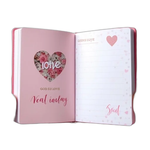 person, holding, open, planner transparent PNG cut-out