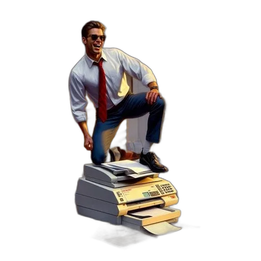 staff, jacket, furniture, 3d render transparent PNG cut-out