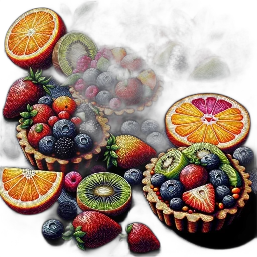 food, jewelry, photorealistic, oil painting transparent PNG cut-out