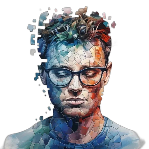 face, robot, crown, mask transparent PNG cut-out