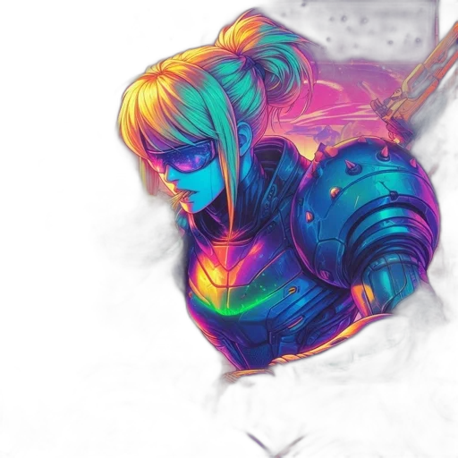 hair, flower, dragon, robot transparent PNG cut-out