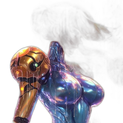 robot, weapon, mask, concept art transparent PNG cut-out