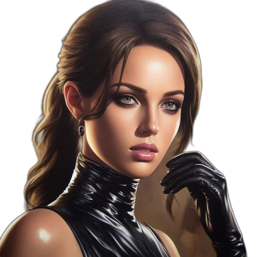 face, jacket, photorealistic, fantasy art transparent PNG cut-out